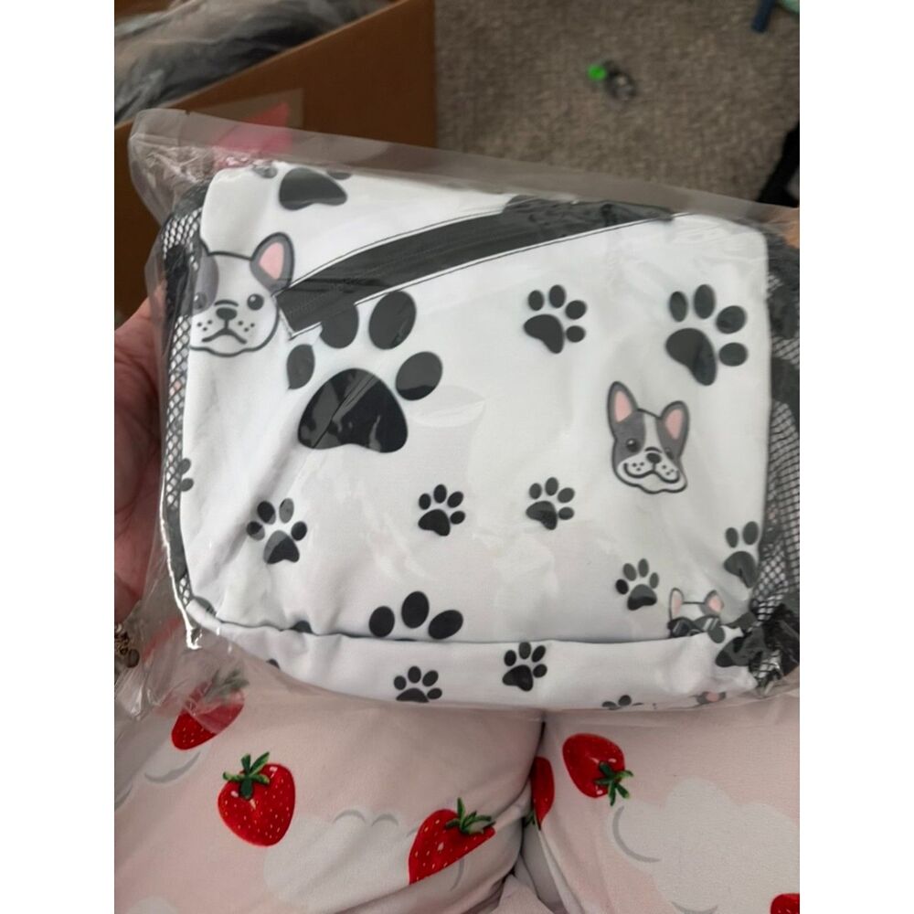 NEW one shoulder sling backpack frenchie - Picture 1 of 3